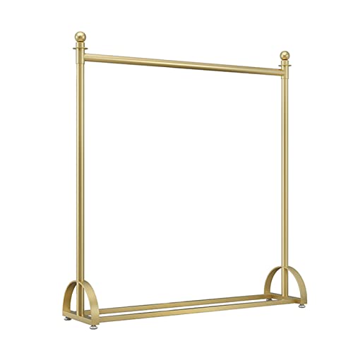 OHaGin Kleiderständer, modischer Luxus-Kleiderständer, goldfarbener Metall-Kleiderständer, Schlafzimmer-Garderobe, große Kapazität, Kleiderstange, Boutique-Einzelhandels-Präsentationsständer (Größe OHaGin Kleiderständer, modischer Luxus-Kleiderständer, goldfarbener Metall-Kleiderständer, Schlafzimmer-Garderobe, große Kapazität, Kleiderstange, Boutique-Einzelhandels-Präsentationsständer (Größe von OHaGin