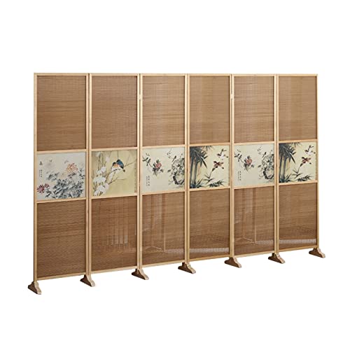 Raumteiler mit 3, 4, 5 und 6 Paneelen im chinesischen Stil, Faltbare, tragbare Wandteiler für den Innenbereich für Wohnzimmer/Studio, Apartment/Büro zu Hause, Schlafzimmer, dekorativer para Raumteiler mit 3, 4, 5 und 6 Paneelen im chinesischen Stil, Faltbare, tragbare Wandteiler für den Innenbereich für Wohnzimmer/Studio, Apartment/Büro zu Hause, Schlafzimmer, dekorativer para von OHaGin
