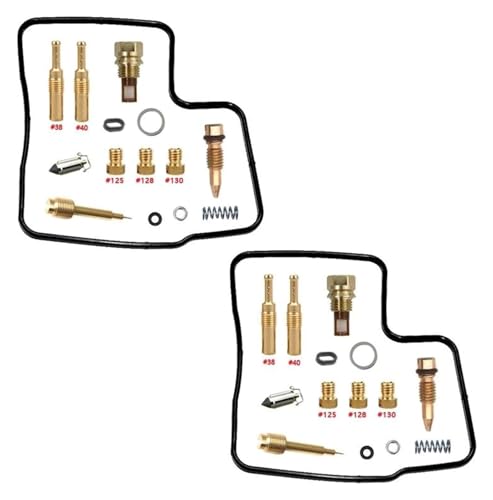 Für AFRICA TWIN XRV650 RD03 1988-1990 Für V-Typ Für Zylinder Motorrad Vergaser Reparatur Carb Float Aircut Teile Rebuild Kits Vergaser Membran Reparatursatz von OIAJDSAD