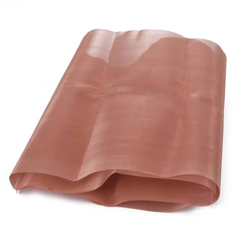 1 Stück Kupfer-Maschensieb 50 x 100 cm – flexibles Metallsieb for Filtern, Abschirmen, Basteln, Gärtnern und Reinigen(80 mesh) von OIEWRYZLE