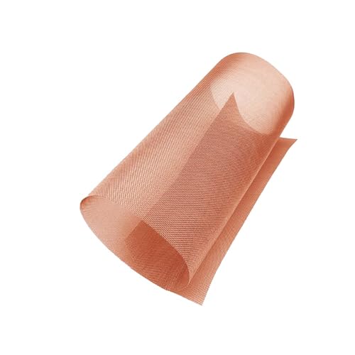 1 Stück Kupfer-Maschensieb 50 x 50 cm – flexibles Metallsieb for Filtern, Abschirmen, Basteln, Gärtnern und Reinigen(20 mesh) von OIEWRYZLE