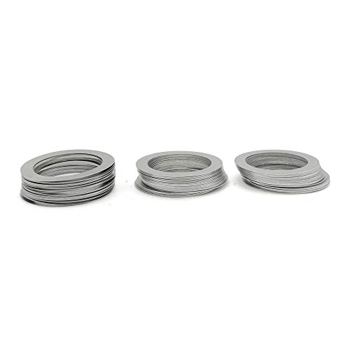 20 Stück M9-Unterlegscheiben aus Edelstahl, ultradünn – hochpräzise Einstelldichtungen, Dicke 0,1 mm bis 1,0 mm(9x13x0.5mm) von OIEWRYZLE