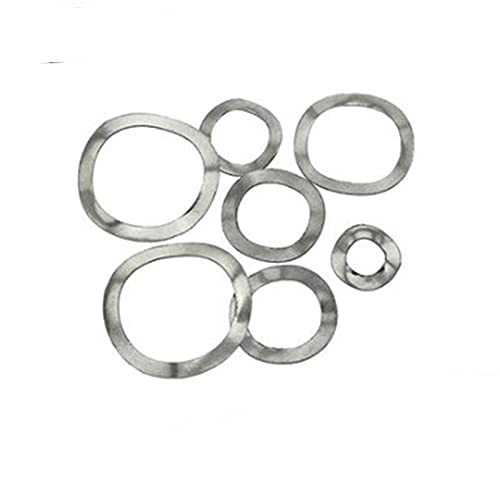 Dreiwellige Unterlegscheiben aus Edelstahl 304 – M3 bis M41 Federscheiben for verbesserte Befestigung – 10/50 Stück(M39X46x0.5mm 10pcs) von OIEWRYZLE