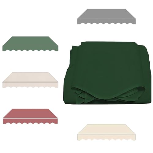 Ersatz-Markisenstoffoberteil – wasserdichte UV-Schutz-Sonnenschutzabdeckung for Terrasse und Balkon(Green,200x150cm) von OIEWRYZLE