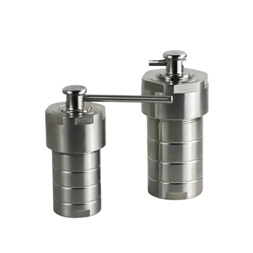 Hochdruck-Hydrothermalsynthesereaktor 25 ml – Edelstahlautoklav mit gasdichter Integrität for den Laborgebrauch, 1 Stück(25mL Ptfe) von OIEWRYZLE