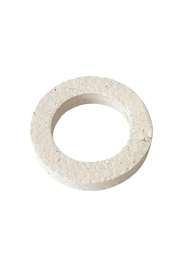 PTFE-imprägnierte Ramiefaser-Ventilpackung – 10 Stück selbstschmierende, verschleißfeste Dichtung for Ventile/Pumpen/rotierende Wellen(OD48*ID32*8mmT) von OIEWRYZLE