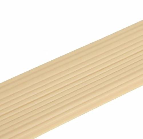 Rutschfeste Silikon-Schwellenrampe for Roboter, Rollstühle und Scooter – flexibler Bodenübergangsstreifen(Khaki,5 x 1 x 100cm) von OIEWRYZLE