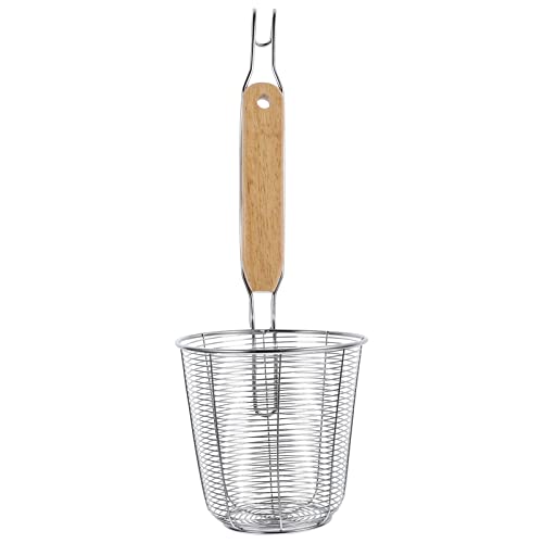 OIFAODAO, Edelstahl Feinmaschiges Spinnensieb Korb Lebensmittelsieb Sieb mit Holzgriff for Nudeln Spaghetti Knödel Kochendes Essen M Basketsor,Sieblöffel OIFAODAO, Edelstahl Feinmaschiges Spinnensieb Korb Lebensmittelsieb Sieb mit Holzgriff for Nudeln Spaghetti Knödel Kochendes Essen M Basketsor,Sieblöffel von OIFAODAO