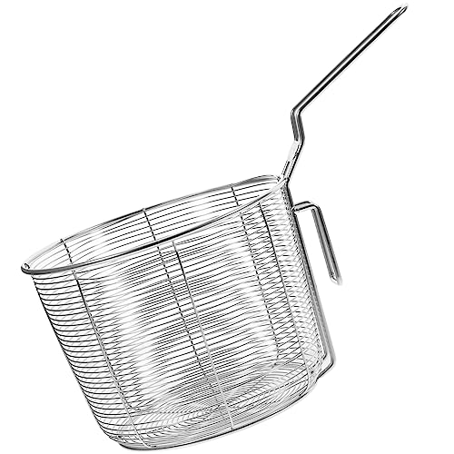 OIFAODAO, Edelstahl Sieb, Mesh Filter Korb Pasta Nudeln Körbe oder,Sieblöffel(28X16X11CM) von OIFAODAO