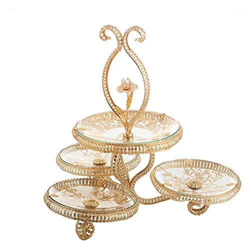 OIFAODAO, Goldener mehrschichtiger Obstteller aus gehärtetem Glas for Wohnzimmer, Hotel, Restaurant, europäischer,Obstplatte OIFAODAO, Goldener mehrschichtiger Obstteller aus gehärtetem Glas for Wohnzimmer, Hotel, Restaurant, europäischer,Obstplatte von OIFAODAO
