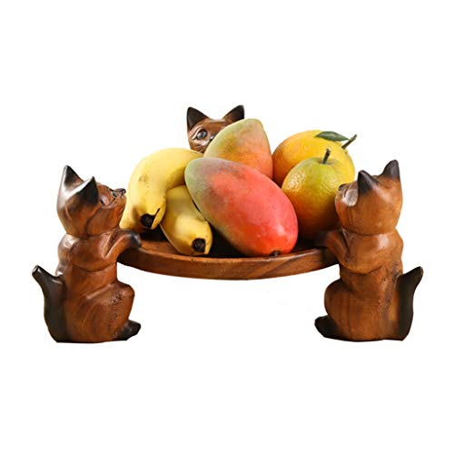 OIFAODAO, Obstteller, Heimdekoration, Wohnzimmer, Couchtisch, Trockenobstteller for Küchen, Esstisch, Snackteller-Set,Obstplatte von OIFAODAO