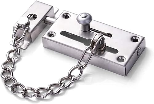 OIFAODAO, Standard-Sicherheits-Sicherheitsschnalle, Türkettenschloss, Edelstahlguss-Tür-Sicherheitskettenschutz, Hochleistungs-Fallenschloss for Tür und Heim,Türkette OIFAODAO, Standard-Sicherheits-Sicherheitsschnalle, Türkettenschloss, Edelstahlguss-Tür-Sicherheitskettenschutz, Hochleistungs-Fallenschloss for Tür und Heim,Türkette von OIFAODAO