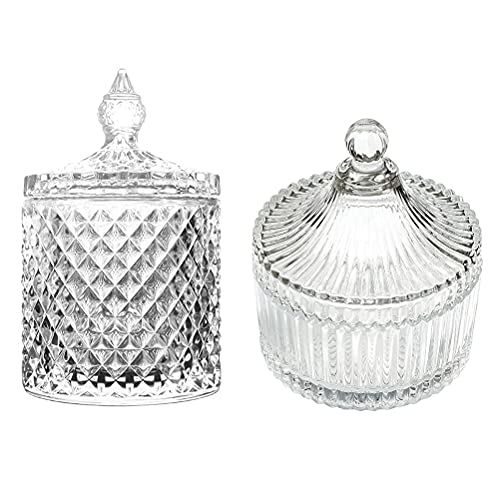 OIFAODAO, Zimmer Bonbonglas Trockenobstteller Zuckerdose Obstschale mit Deckel Obstbecher Snackbox for Küchen Esstisch Snackteller-Set,Obstplatte von OIFAODAO