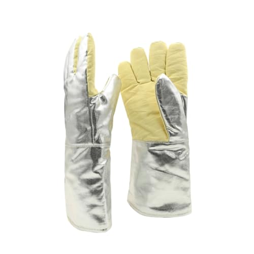 OIFJROIW 500°C Hitzebeständige Handschuhe Aluminiumfolie Auf Dem Handrücken Und Gelbe Handfläche Verbrühungsschutz Für Die Industrie 38cm/14.9in OIFJROIW 500°C Hitzebeständige Handschuhe Aluminiumfolie Auf Dem Handrücken Und Gelbe Handfläche Verbrühungsschutz Für Die Industrie 38cm/14.9in von OIFJROIW
