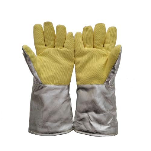 OIFJROIW 500°C Hitzebeständige Handschuhe Aluminiumfolie Hochtemperatur- Und Schnittfest Industriehandschuhe OIFJROIW 500°C Hitzebeständige Handschuhe Aluminiumfolie Hochtemperatur- Und Schnittfest Industriehandschuhe von OIFJROIW
