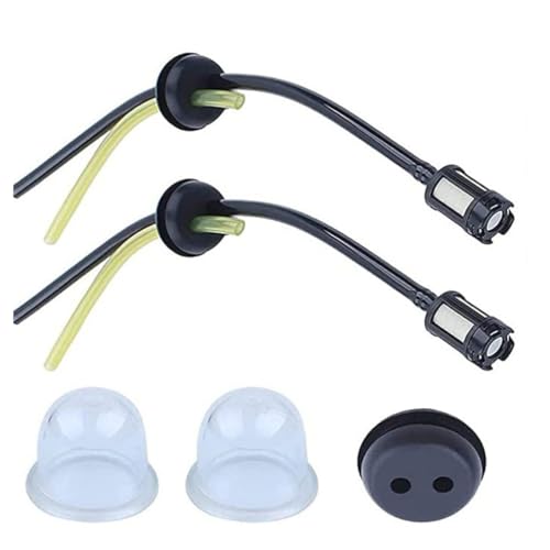 OIGWBPH 5pcs Benzinfilter Kit Benzinschlauch Dichtung für Motorsense Erdbohrer Heckenschere Freischneider Hochentaster von OIGWBPH