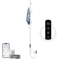 OihPaw Elektrischer Badheizkörper,Einzelstab Handtuchheizkörper Elektrisch, WiFi Smart Towel Warmer,Wandmontierter Wäscheständer mit LED-Anzeige von OIHPAW