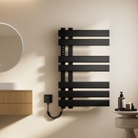 OihPaw Handtuchheizkörper elektrisch,Badheizkörper elektrisch 450x720mm,Weißer intelligenter thermostatischer Handtuchheizer 235W,Elektrischer von OIHPAW