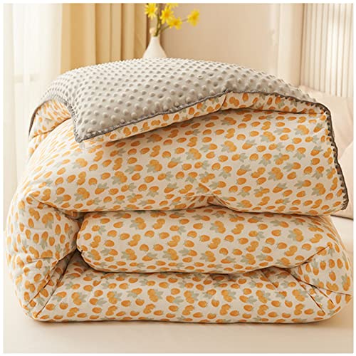 Daunendecke, Kaschmirsteppdecke, Steppdecke/Steppdecken, Sojafaser-Steppdecke, doppelseitiger warmer Steppdeckenkern, verdickte warme Geschenksteppdecke für und Winter für das Schlafzimmer zu von OIJHHFYGDK