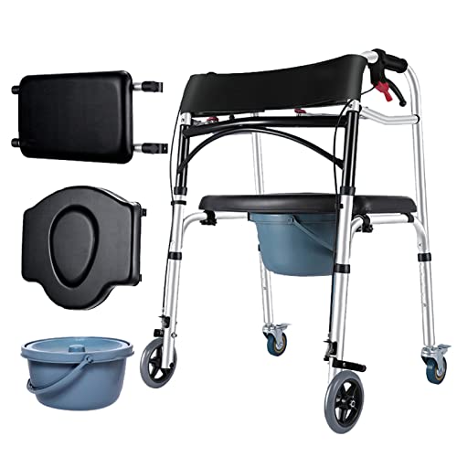 Gehhilfen für Senioren Gehgestell 4 Räder Leichtgewicht mit Sitz Gehhilfen für Senioren Gehhilfe für ältere Menschen Einstellbare Mobilitätshilfe für Handicap,C Star of Light Run Forward (CA) von OIJHHFYGDK
