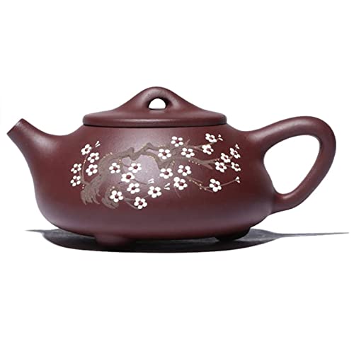 OIJHHFYGDK 230ml Lila Ton Teekanne Schönheit Wasserkocher Roherz Handgemachte Zisha Tee-Set von OIJHHFYGDK