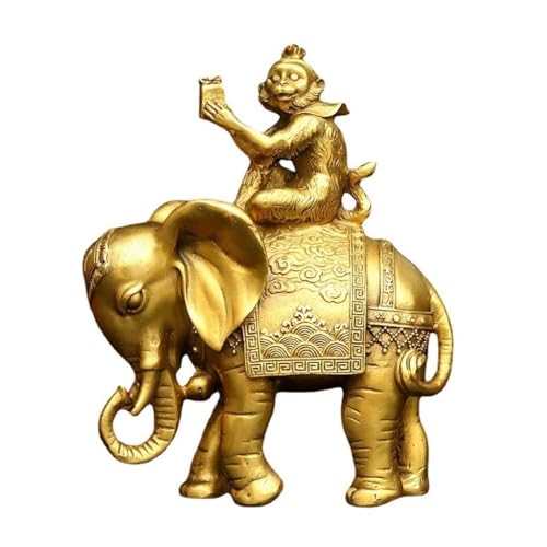 OIJHHFYGDK Antikes Dekor Kupferwaren Messing Tierornamente Bücherregal Bogu Regal Reichtum Feng Shui Skulptur Wohndekoration Messing Dekor von OIJHHFYGDK