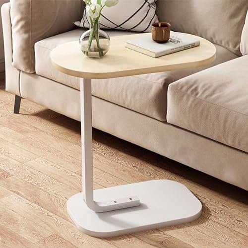 OIJHHFYGDK Beistelltisch in C-Form, moderner Beistelltisch für Sofa, Kühltisch mit Metallrahmen, Schlafzimmer, Wohnzimmer, Möbel für kleine Räume, C-förmiges Design von OIJHHFYGDK