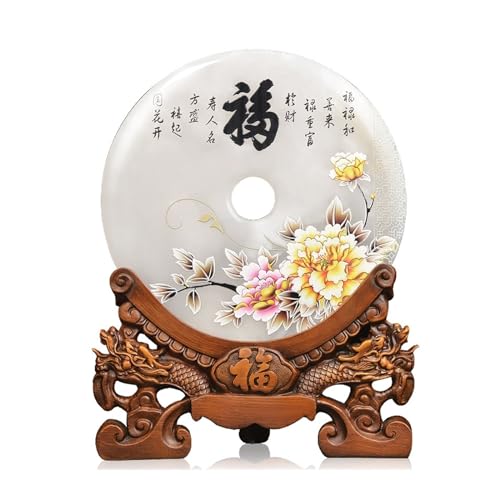 OIJHHFYGDK Bürodekor, Fengshui-Statue für Reichtum und Glück, Tischdekoration als Tafelaufsatz, Schreibtisch-Ornament aus Kunstharz für Tischdekorationen im Homeoffice und Wohnzimmer von OIJHHFYGDK