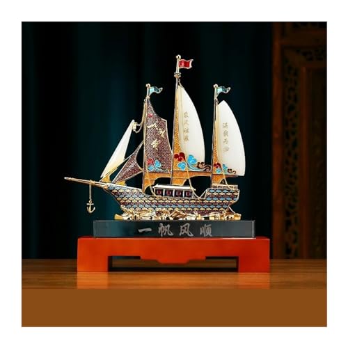 OIJHHFYGDK Bürodekor Segelboot-Ornamente, Fengshui-Statue für Reichtum und Glück, Tischdekoration als Tafelaufsatz, Heimdekoration, Wohnzimmer-Tischdekoration von OIJHHFYGDK