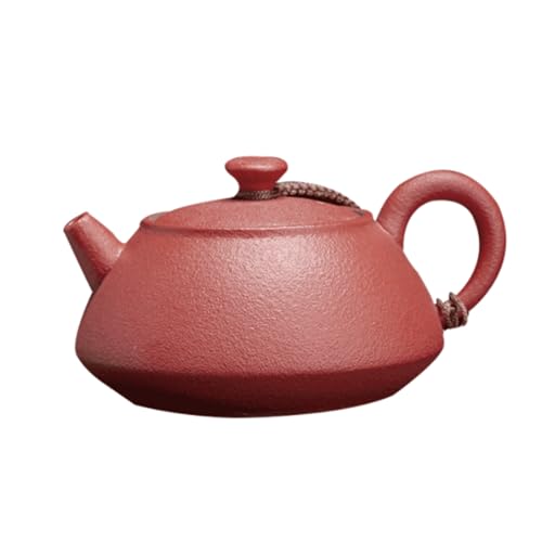OIJHHFYGDK Desktop Keramik Mit Deckel Rot Mit Filter Loch Tee Party Haushalt 4,9 unzen/140ml von OIJHHFYGDK