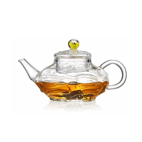 OIJHHFYGDK Desktop mit Filterloch Glas mit Deckel transparente Teetasse kleines Set 11,9 oz/340ml von OIJHHFYGDK