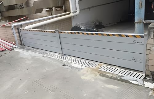 OIJHHFYGDK Door Flood Barrier Shield Aluminum Water Barriers for Flooding Reusable, 40cm 60cm 80cm High Door Flood Barrier Shield, Home/Apartment/Garage Doors Flood Protection Barriers von OIJHHFYGDK