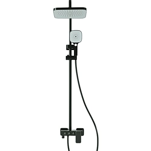 OIJHHFYGDK Duschkopf, 25,4 cm (10 Zoll), Hochdruck-Regendusche und Handbrause, auslaufsicherer Duschkopf mit Halterung/Schlauch von OIJHHFYGDK