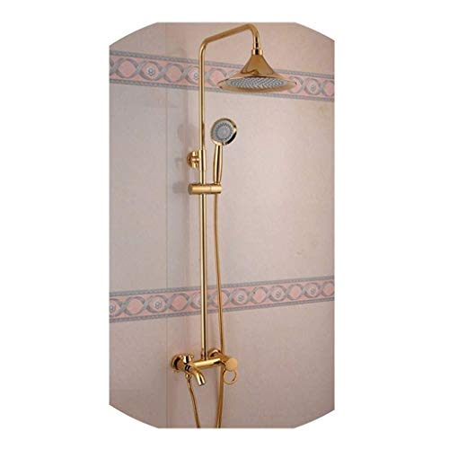 OIJHHFYGDK Duschset - Antikes Duschset - Duschsäule Badewanne inklusive Handbrause / Regendusche - Messing von OIJHHFYGDK