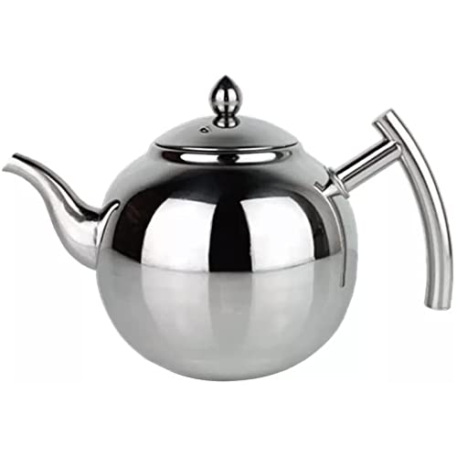 OIJHHFYGDK Edelstahl-Kaffee-/Teekessel für losen Tee mit Sieb (2 l) von OIJHHFYGDK