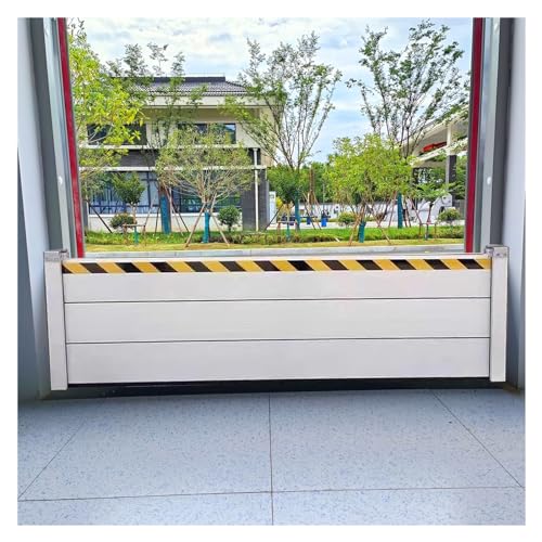 OIJHHFYGDK Flood Protection Barriers for Garage, 1m 1.5m 2m 2.2m 3.5m 4m 4.5m Custom Aluminum Threshold Anti-Flood Wall, Driveway/Doorway Temporary Dams, Removable & Reusable L 1. von OIJHHFYGDK