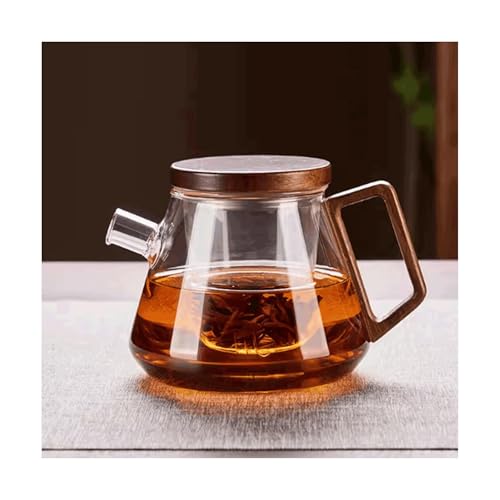 OIJHHFYGDK Glas, klares Glas, mit herausnehmbarem Sieb und Deckel, großes Fassungsvermögen, 24,6 oz / 700 ml von OIJHHFYGDK