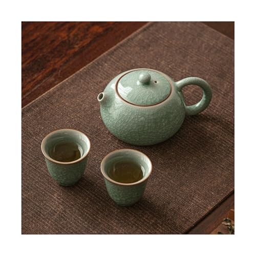 OIJHHFYGDK Keramik-Desktop mit Deckel, kreatives Teetassen-Set für drinnen und draußen, 220 ml von OIJHHFYGDK