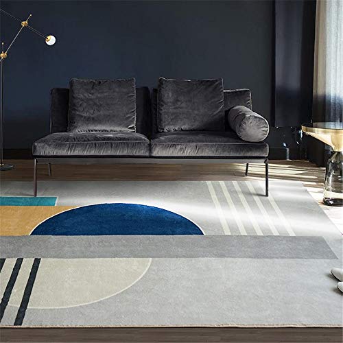 OIJHHFYGDK Matte Große Schlafzimmer Couchtisch Patchwork Kurzflor rutschfeste Nachttischmatte Schlafzimmer von OIJHHFYGDK
