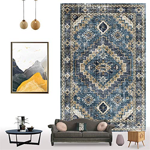 OIJHHFYGDK Matte Licht Luxus Ethnischen Stil Schlafzimmer Boden Matten Retro Europäischen Stil Schlafzimmer von OIJHHFYGDK