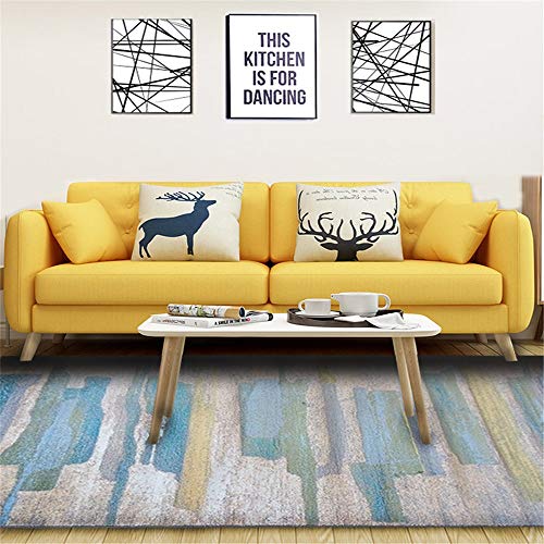 OIJHHFYGDK Matte Nordic Sofa Kaffee Tisch Decke Schlafzimmer Zimmer Nacht Gestreiften Abstrakte Schlafzimmer von OIJHHFYGDK