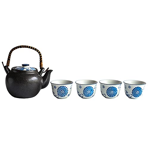 OIJHHFYGDK Porzellan Tee Settea Tassen Set Handgefertigt Und 4 Teetassen Traditionelle Teezeremonie Sets Für Tee Liebhaber, von OIJHHFYGDK