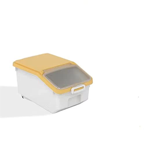 OIJHHFYGDK Reis-Aufbewahrungsbox, 10 kg, Reisspender, Reisbehälter, Getreidebehälter, Getreideeimer, Futterbehälter für Haustiere OIJHHFYGDK Reis-Aufbewahrungsbox, 10 kg, Reisspender, Reisbehälter, Getreidebehälter, Getreideeimer, Futterbehälter für Haustiere von OIJHHFYGDK