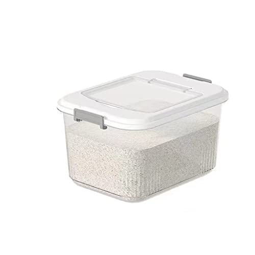 OIJHHFYGDK Reisspender, 12,5 kg, Reis-Aufbewahrungsbox, Getreidespender, Reisbehälter, versiegelter Getreidebehälter, Hundefutterbehälter von OIJHHFYGDK