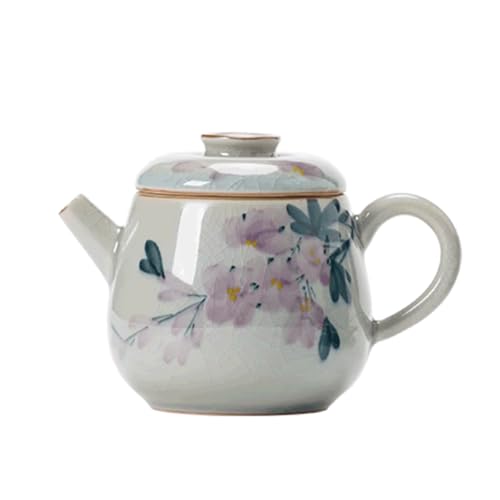 OIJHHFYGDK Schreibtisch-Keramik mit Deckel, klein, mit Filterloch, geeignet für drinnen und draußen, 180 ml von OIJHHFYGDK