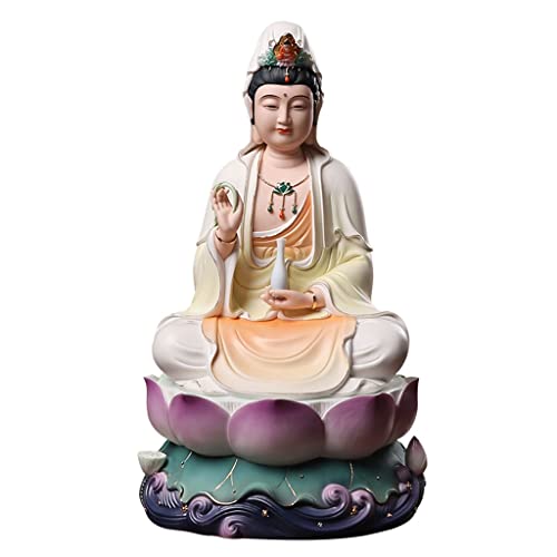 OIJHHFYGDK South China Sea Avalokitesvara Bodhisattva Buddha Statue Ornament Haushalt Buddha Halle Avalokitesvara Bodhisattva Keramik Ping Eine Buddha Statue Buddha Statue von OIJHHFYGDK