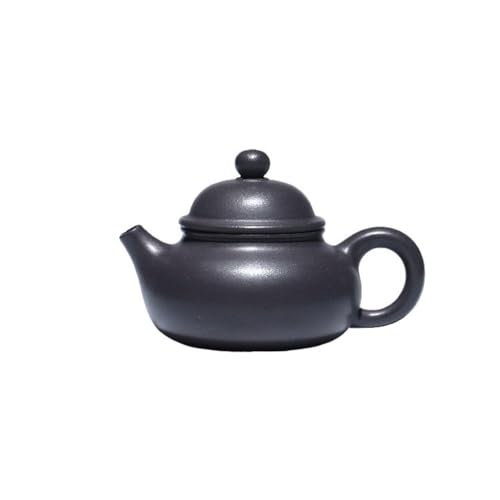 OIJHHFYGDK Teekessel, Topf aus violettem Ton, Retro, Schlichter Topf aus violettem Ton, handgefertigtes Teeservice, Teeservice für Zuhause und das Büro, Trinkset mit Blumenmuster für Teesieb von OIJHHFYGDK