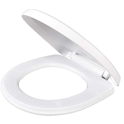 OIJHHFYGDK Toilettensitz V/U-förmiger Toilettendeckel mit Abbremsfunktion und Oben montiertem Toilettensitz mit Zwei Montagesätzen,White-U OIJHHFYGDK Toilettensitz V/U-förmiger Toilettendeckel mit Abbremsfunktion und Oben montiertem Toilettensitz mit Zwei Montagesätzen,White-U von OIJHHFYGDK