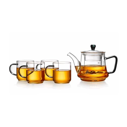 OIJHHFYGDK Transparente Glas-Arbeitsplatte mit Deckel und Sieb Creative Small 17,2 oz/490ml von OIJHHFYGDK