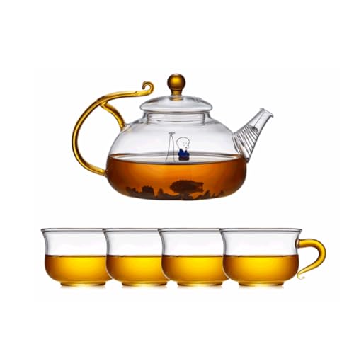 OIJHHFYGDK Transparenter Desktop mit Deckel und abnehmbarem Edelstahl-Filterset, großes Fassungsvermögen 25,3 oz/720 ml von OIJHHFYGDK